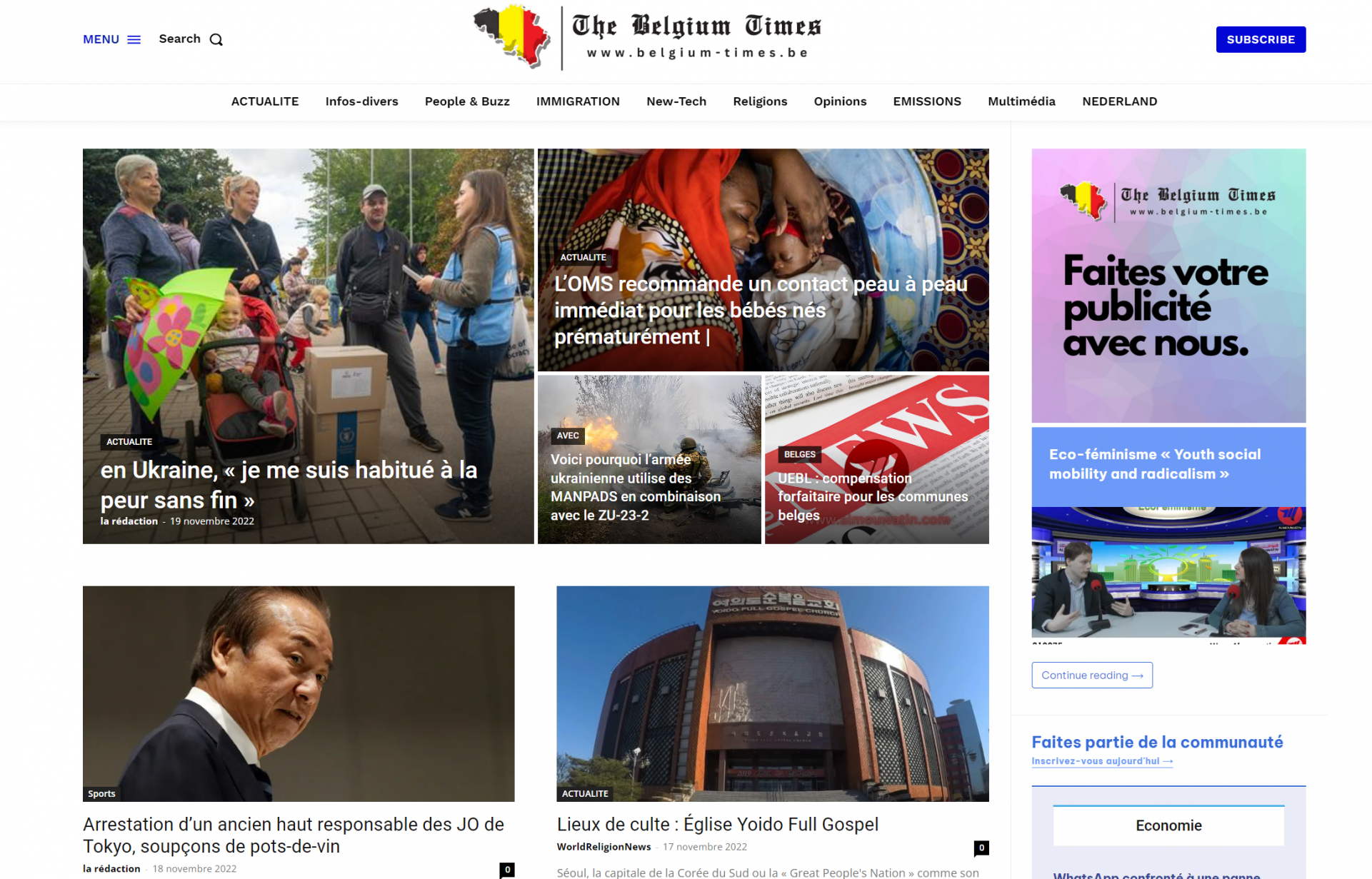 belgium timesBE screenshot